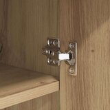 vidaXL Kreveta hrast artisan 42.5 x 40 x 93 cm Konstruirano drvo | shoptok.hr