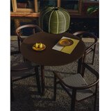 Kave Home Okrogla vrtna miza s stekleno mizno ploščo ø 120 cm Erice – | Shoptok.si