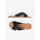 Shelvt Braided black women's flip-flops | shoptok.hr