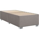 vidaXL Box spring postelja z vzmetnico taupe 90x190 cm blago | Shoptok.si