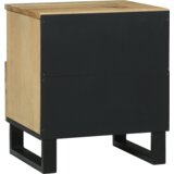 Noćni ormarići 2 kom 40x33x46 cm od masivnog drveta manga | shoptok.hr