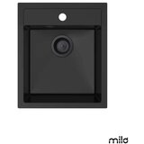 Milo Granitna sudopera Alpha 43,5x51,5cm Lava stone ø90 | ePonuda.com