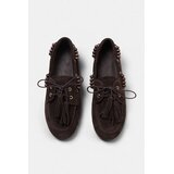 Trendyol ženski loafer model Takaw27La00002, tamnosmeđa Cene