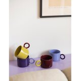 ONA Temno vijolična skodelica iz kamenine 280 ml Lou &amp;ndash; Slike