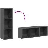Ormarić za knjige/TV sjajni sivi 36x30x114 cm konstruirano drvo | shoptok.hr