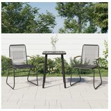  Vrtne stolice 2 kom crne 58 x 59 x 85 5 cm od PVC ratana | shoptok.hr
