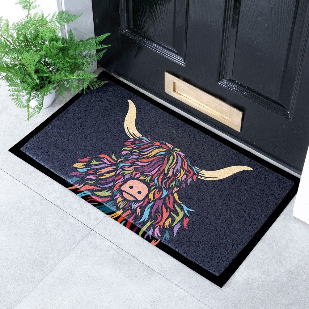 Artsy Doormats Otirač od PVC-a 40x70 cm Highland Cow – | shoptok.hr