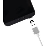 Magnetni podatkovni kabel MicroUSB - srebrn | Shoptok.si