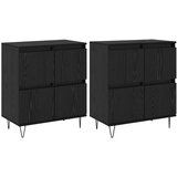  Komode 2 pcs Crni hrast | Eponuda.ba