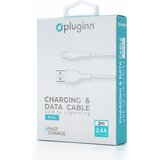 Pluginn Data Kabl PI-AL 2.4A USB na Lightning beli 2m | ePonuda.com