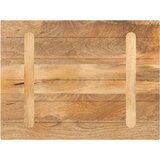 Stolna ploča 80x70x2,5 cm pravokutna od masivnog drva manga | shoptok.hr