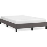 Maison Chic Posteljni okvir - Dvoposteljna postelja - Zakonska postelja brez vzmetnice siv 120x190 cn umetno usnje-J12392, (21775655) | Shoptok.si