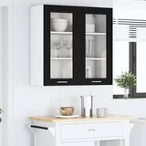 Viseći ormarić Crni hrast 80 x 31 x 80 cm Konstruirano drvo | Eponuda.com