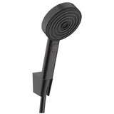Hansgrohe Pulsify Select S Matt Black tuš set: ručni tuš sa 3 mlaza, držač za ručni tuš, Isiflex 1600 crevo za tuš 24303670 | ePonuda.com