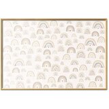  Plakat - Rainbows and Hearts 42x29.7 Zlatni okvir | shoptok.hr
