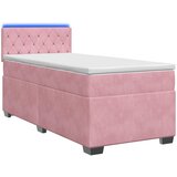  s box springom, madracem i LED-om Ružičasta 80 x 200 cm | shoptok.hr