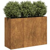 vidaXL Sadilica boja hrđe 120x40x80 cm od pohabanog čelika | shoptok.hr