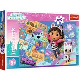 Trefl Puzzle Prijateljstvo u mačijoj kućici/ Mačija kućica Gab - 100 delova Cene