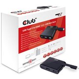 Mini docking station Club 3D USB TYPE C 3.1 GEN 1 TO HDMI 4K60HZ + USB TYPE A 2.0 + USB TYPE C CHARGING 60W DOCKING STATION CSV-1534 Cijene