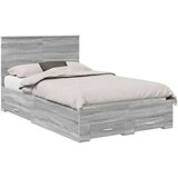  Konstrukcija postelje Siva Sonoma 120 x 200 cm Konstruiran les, (5000103200) | Shoptok.si