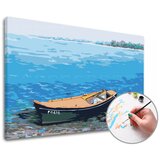  Slikanje po brojevima RIBARSKI BROD - Level Starter 40x60 cm - na okviru | shoptok.hr