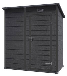 baštenska kućica essential, tamno siva/crna cu 263895
