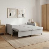  Krevet-sofa na razvlačenje Krem Tkanina | shoptok.hr