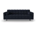 Cosmopolitan Design Temno modra raztegljiva sedežna garnitura s prostorom za shranjevanje iz tkanine bouclé 222 cm Bali – | Shoptok.si