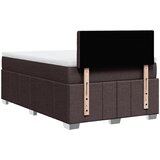  Krevet box spring s madracem tamnosmeđi 120 x 190 cm od tkanine | shoptok.hr