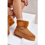 Big Star Platform snow boots with fur Big Star OO274A106 Camel | shoptok.hr
