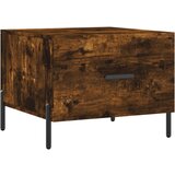 Maison Chic Klubska mizica - kavna mizica - Nizka mizica dimljeni hrast 50x50x40 cm inženirski les, (21753777) Cene