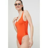Twin Set Jednodijelni kupaći kostim boja: narančasta, mekane košarice