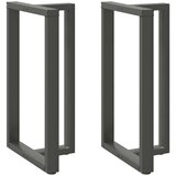 vidaXL Noge barske mize T-oblike 2 kosa antracit 60x35x(100-101) cm | Shoptok.si
