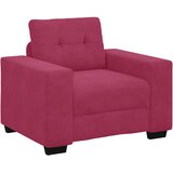  Set sofe 3 pcs Vjetrovita Crvena 221 x 80 x 80 cm Baršun | shoptok.hr
