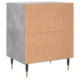  Noćni ormarići 2 kom boja betona 40x30x50 cm konstruirano drvo | shoptok.hr