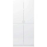 Sijaj ormar visoki sjaj bijeli 80 x 52 x 180 cm od konstruiranog drva | shoptok.hr
