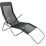  Ležaljka za baštu/plažu crna LEZ5897 | ePonuda.com