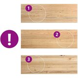 Okenske police 2 kosa neobdelana 120x40x2 cm trdna hrastovina | Shoptok.si