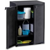  Vrtni ormarić za pohranu crni 65 x 45 x 88 cm PP ratan | shoptok.hr