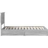 Okvir za krevet Siva Sonoma 75 x 190 cm Konstruirano drvo | shoptok.hr