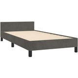  Okvir za krevet bez madraca tamnosivi 90x190 cm baršunasti | shoptok.hr
