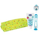 Chicco Always Smiling Set 3y+ set zobne nege z etuijem Tiger 1 kos | Shoptok.si