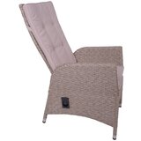 Garden Pleasure Svetlo rjav vrtni fotelj iz umetnega ratana Braga - | Shoptok.si