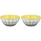 guzzini Komplet 2 skled Ø12 cm LE MURRINE - siva / rumena Cene