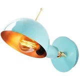 Svijetlo plava/u brončanoj boji zidna lampa ø 15 cm Sivani –