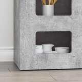  Strani šal Betonsko siva 100 x 35 x 59 cm Konstruiran les, (5000107720) | Shoptok.si