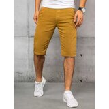 DStreet Spodenki męskie jeansowe musztardowe | Shoptok.si