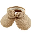 INF zložljiv slamnati sončni klobuk s pentljo khaki, (21296164) Cene
