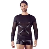 NEK - muška majica dugih rukava na naramenice (crna) - M | shoptok.hr