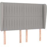  Krevet s oprugama i madracem svjetlosivi 140x190 cm od tkanine | shoptok.hr